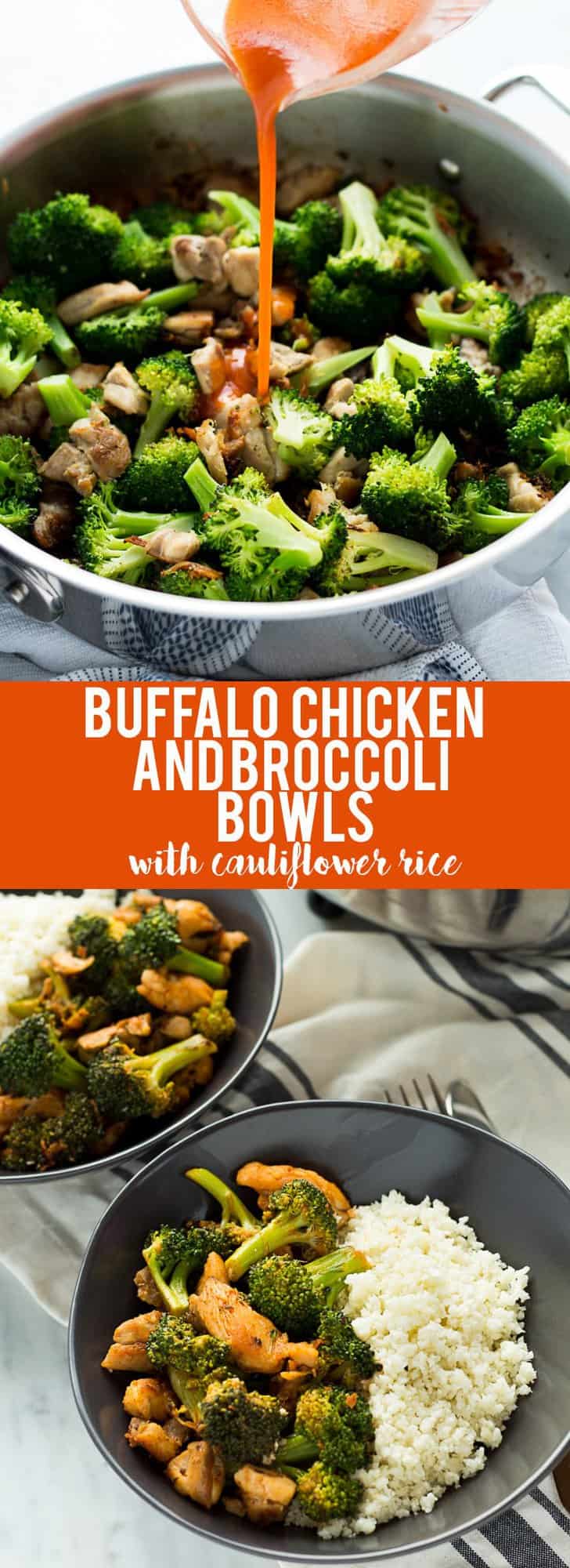 Buffalo Chicken and Broccoli Bowls - Fox and Briar
