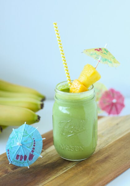 Tropical Green Smoothie from Fox and Briar