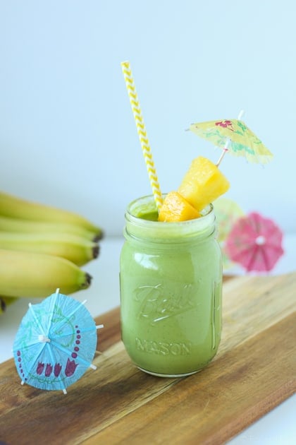 Tropical Green Smoothie from Fox and Briar