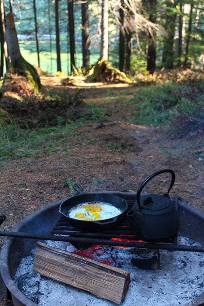 Easy camping meal plan