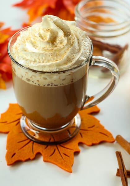This syrup is full of warm autumn spices and flavors. Perfect to make your own autumn latte at home - and it makes your house smell amazing!