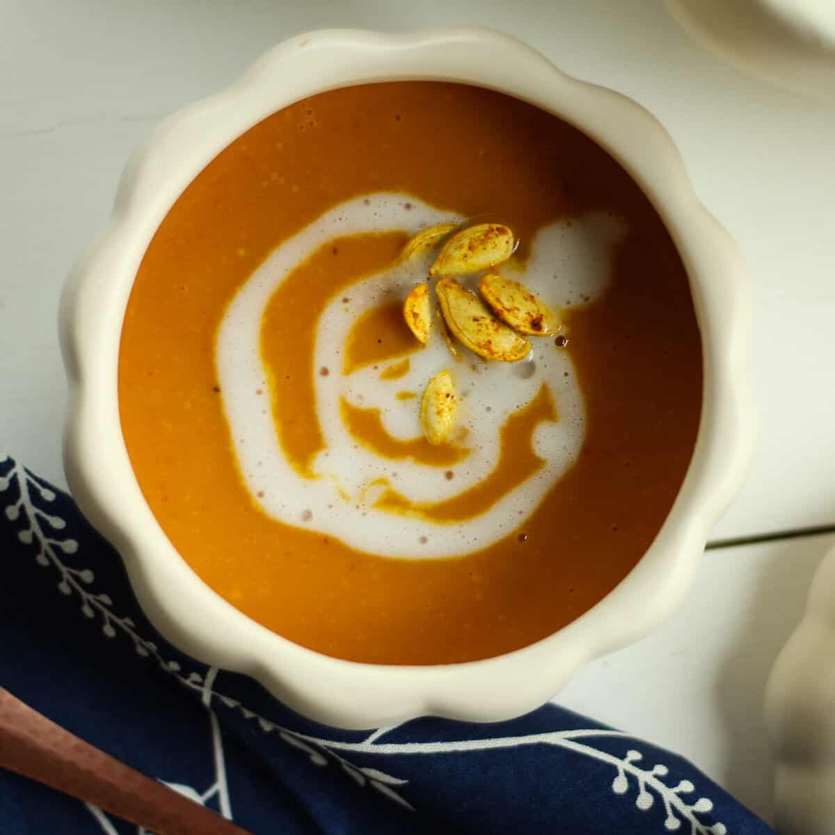 Roasted Pumpkin Coconut Curry Soup Fox and Briar