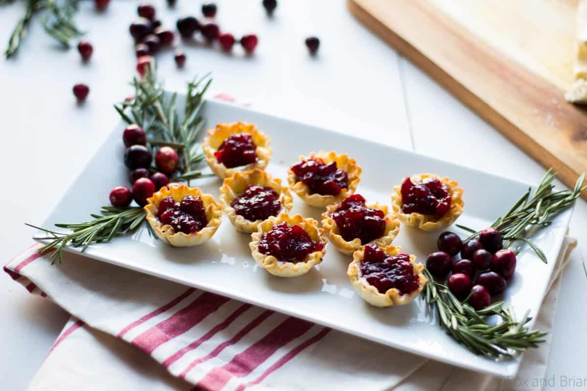 Cranberry Brie Mini Tarts-image