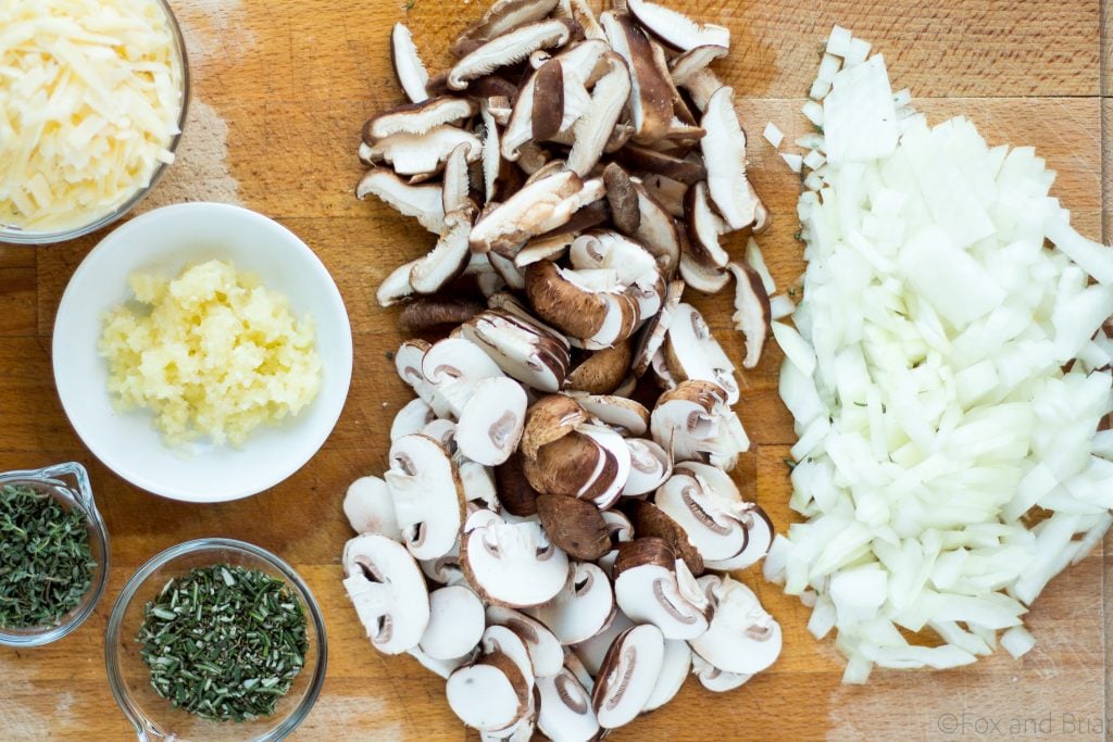 This savory mushroom and gruyere tart would make an easy and elegant appetizer or light meatless dinner. 