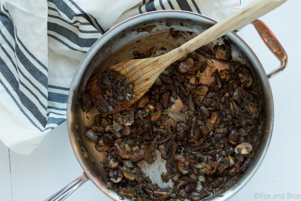 This savory mushroom and gruyere tart would make an easy and elegant appetizer or light meatless dinner. 