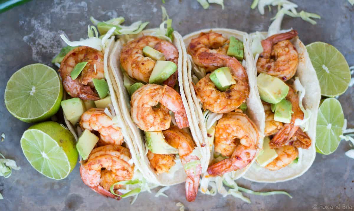 Chili Lime Shrimp Tacos (Video!) Fox and Briar