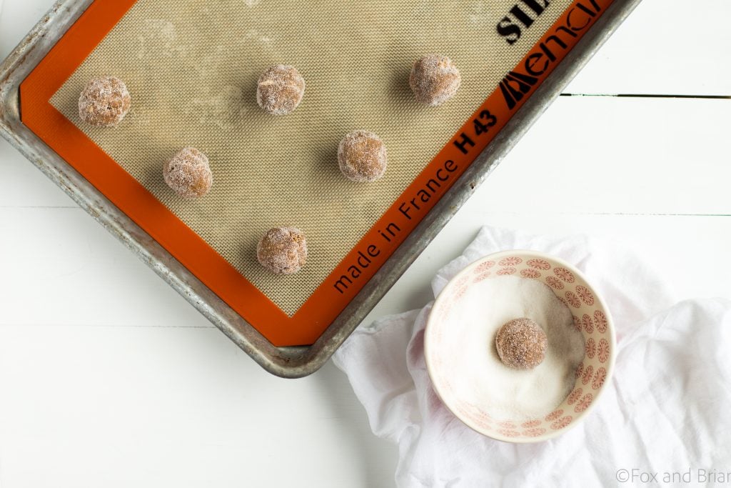 These chewy ginger cookies are packed full of gingerbread flavor, but are soft and chewy. Sooo good!