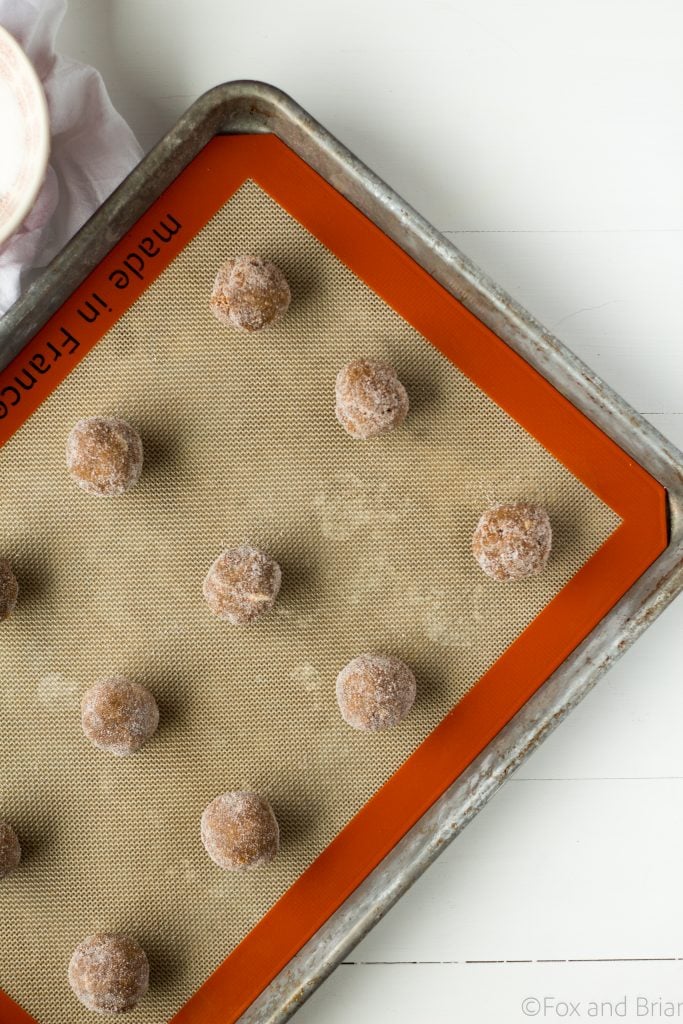 These chewy ginger cookies are packed full of gingerbread flavor, but are soft and chewy. Sooo good!