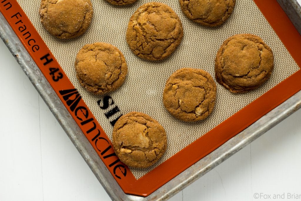 These chewy ginger cookies are packed full of gingerbread flavor, but are soft and chewy. Sooo good!