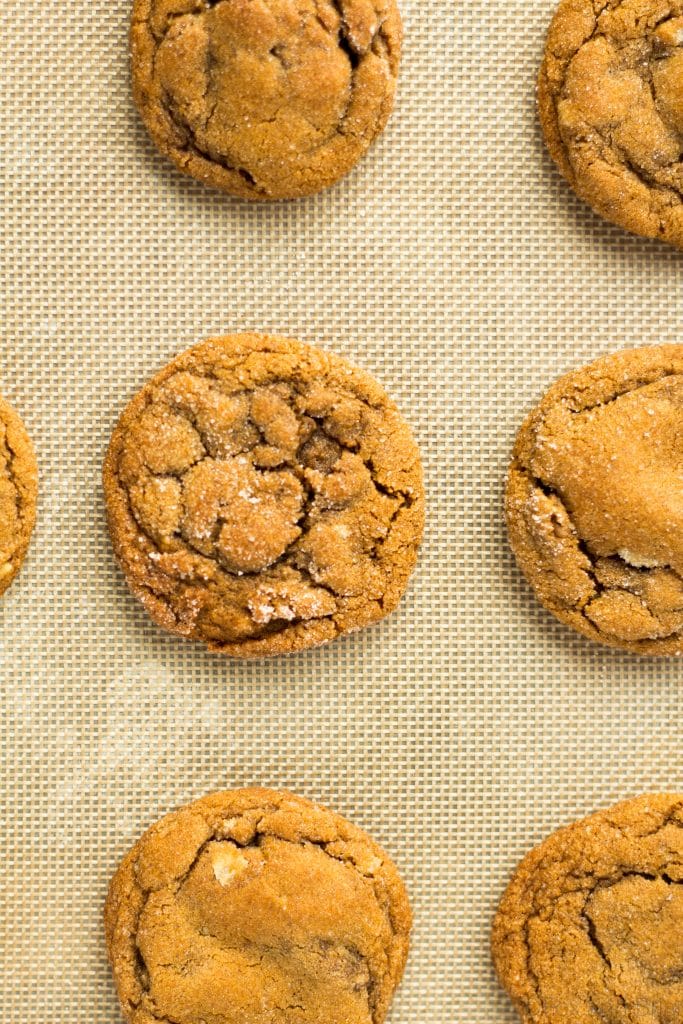 These chewy ginger cookies are packed full of gingerbread flavor, but are soft and chewy. Sooo good!