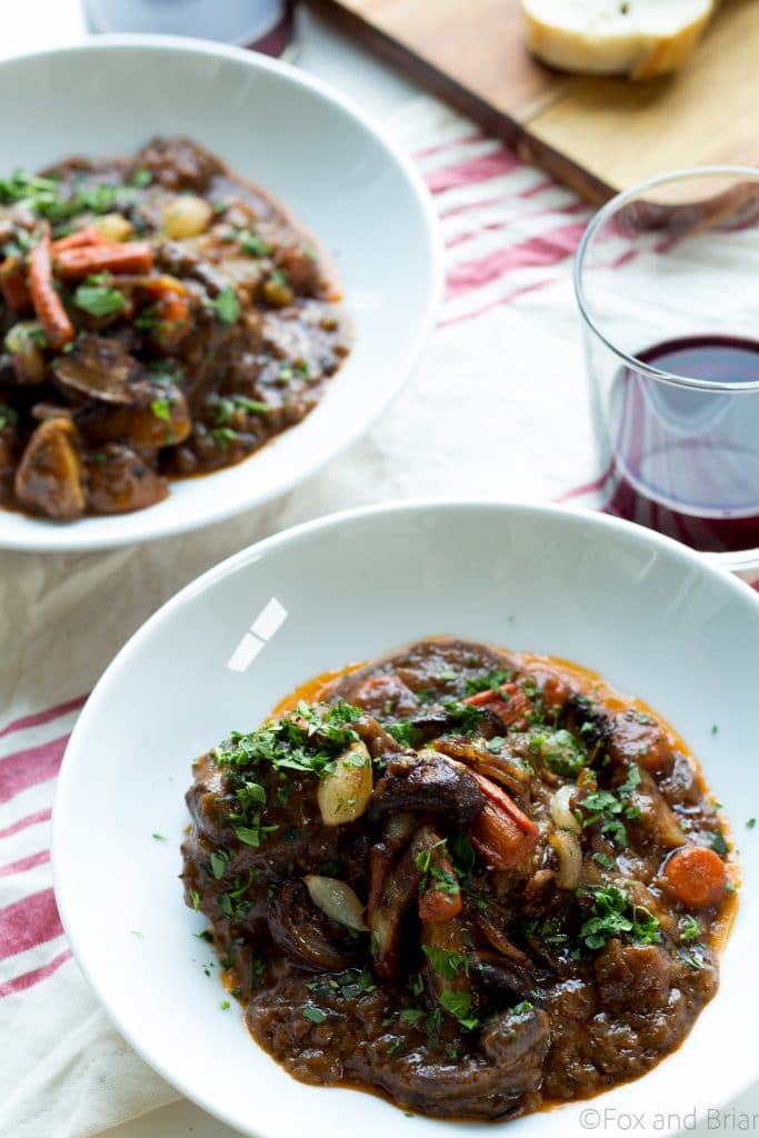 This Red Wine Beef Stew is rich and hearty, with tender beef and a velvety, savory sauce that you will not believe!