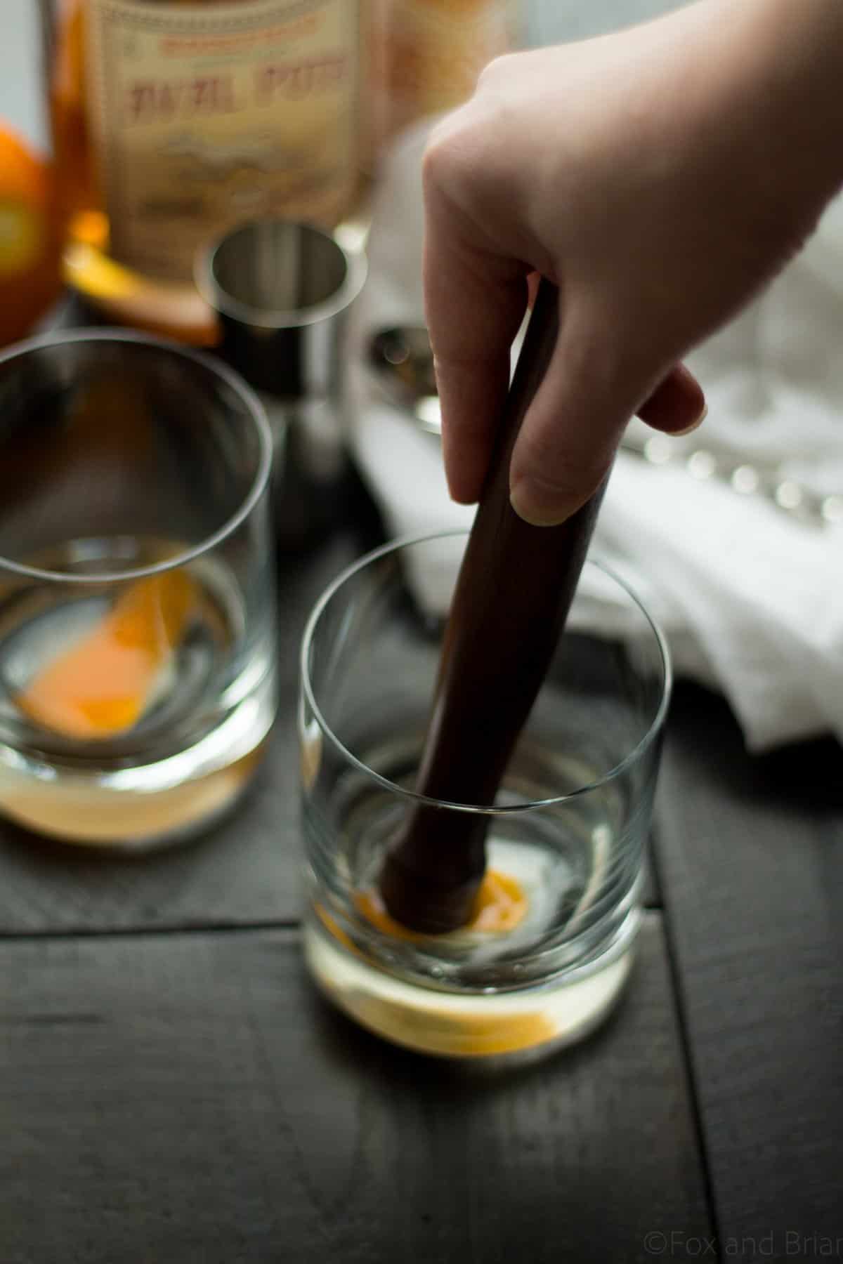 This twist on the classic old fashioned uses apple whiskey to make a totally enjoyable cocktail. Whether you are a new or experienced whiskey drinker, you will love this cocktail!