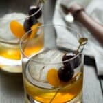 This twist on the classic old fashioned uses apple whiskey to make a totally enjoyable cocktail. Whether you are a new or experienced whiskey drinker, you will love this cocktail!