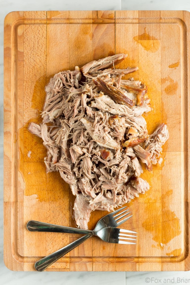 The Easiest Slow Cooker Pulled Pork Fox and Briar