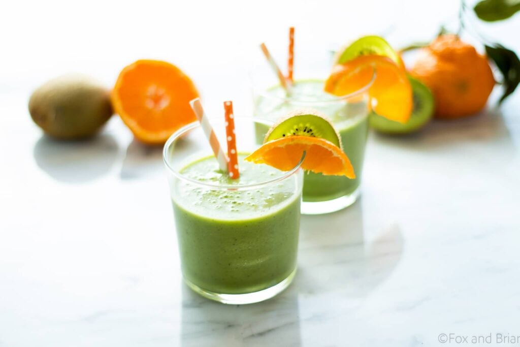 Kiwi Satsuma Green Smoothie