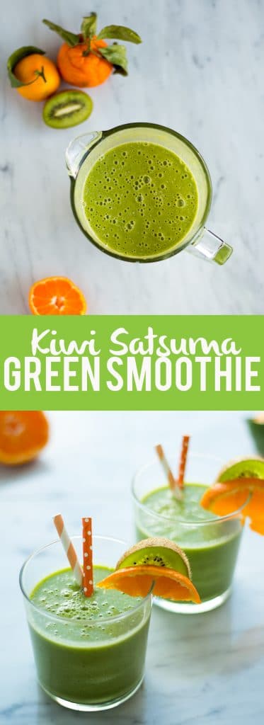 Kiwi Satsuma Green Smoothie