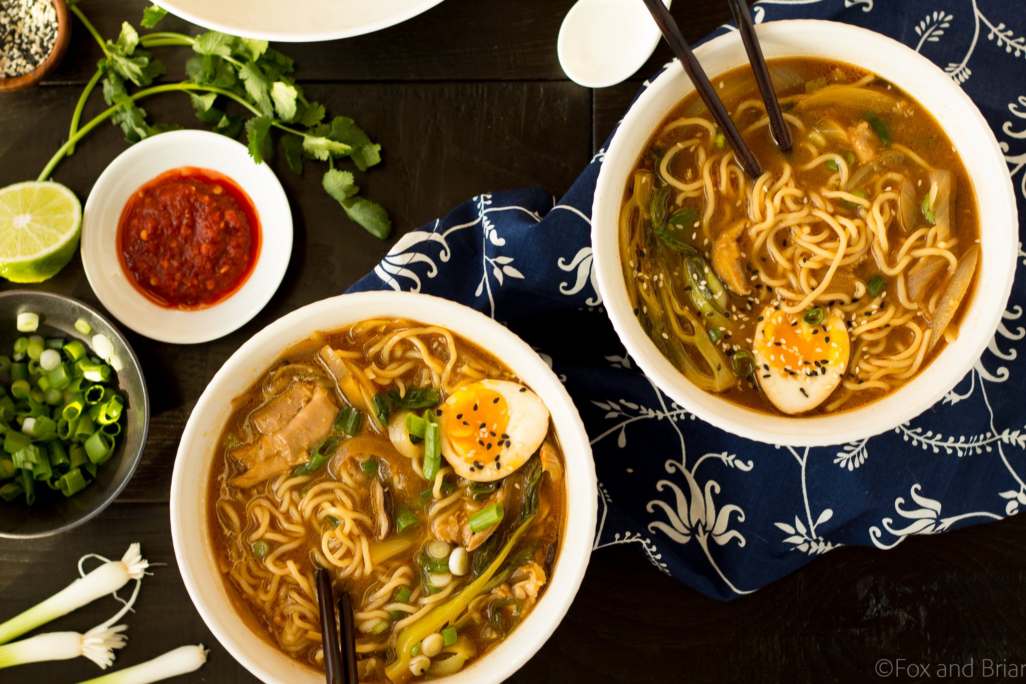 Easy Chicken Ramen - Fox and Briar