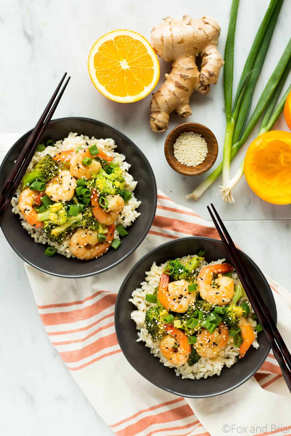 Orange Sesame Shrimp