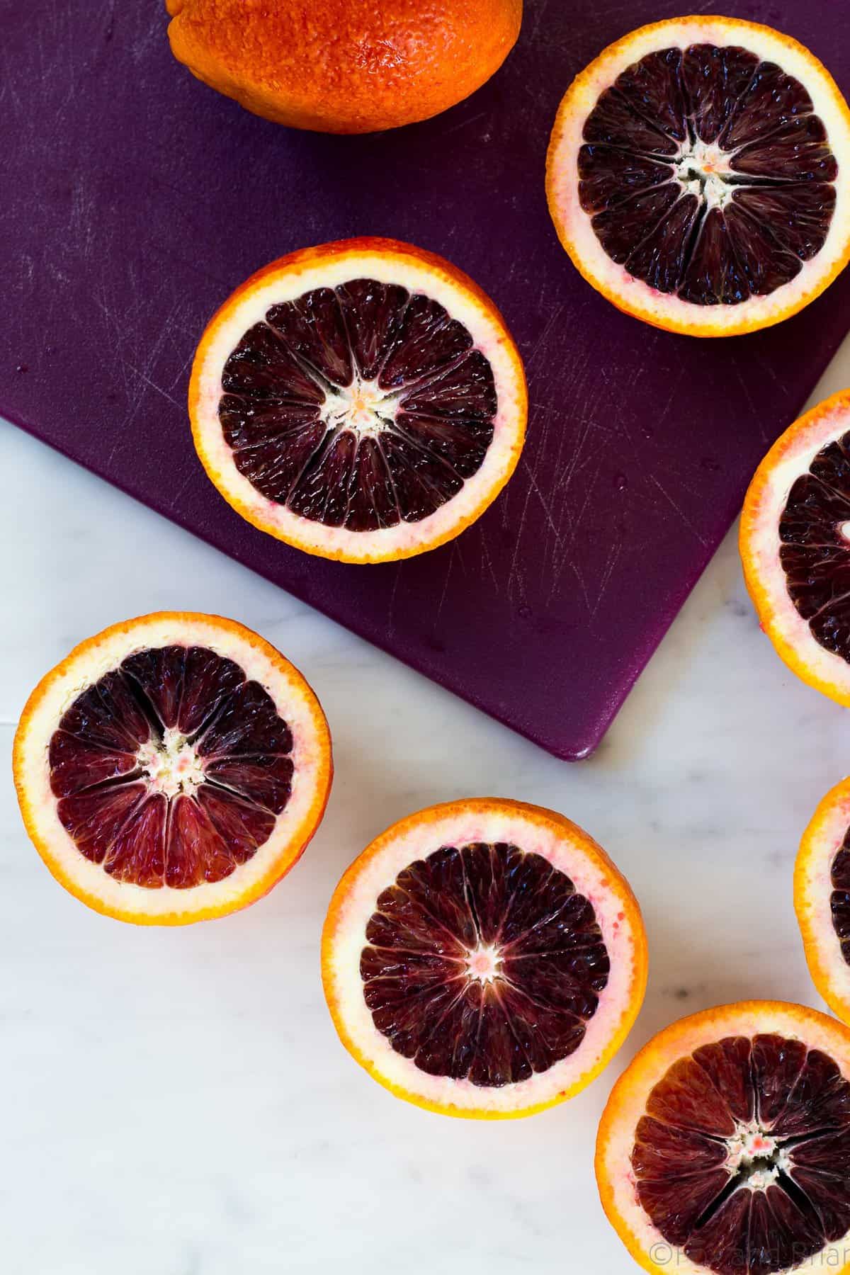 This Fresh Blood Orange Margarita has an optional smoky salted rim. The fresh citrus flavors of the blood orange make this a sweet and tart cocktail, and the smoked paprika salted rim gives it a little something extra.