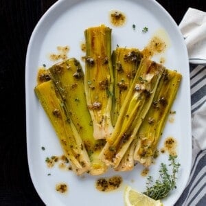 Braised Leeks from Fox and Briar