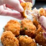 Ham Croquettes (Croquetas de Jamon) are a classic Spanish tapas dish. Crispy on the outside and creamy on the inside, these little flavor bombs will knock your socks off.