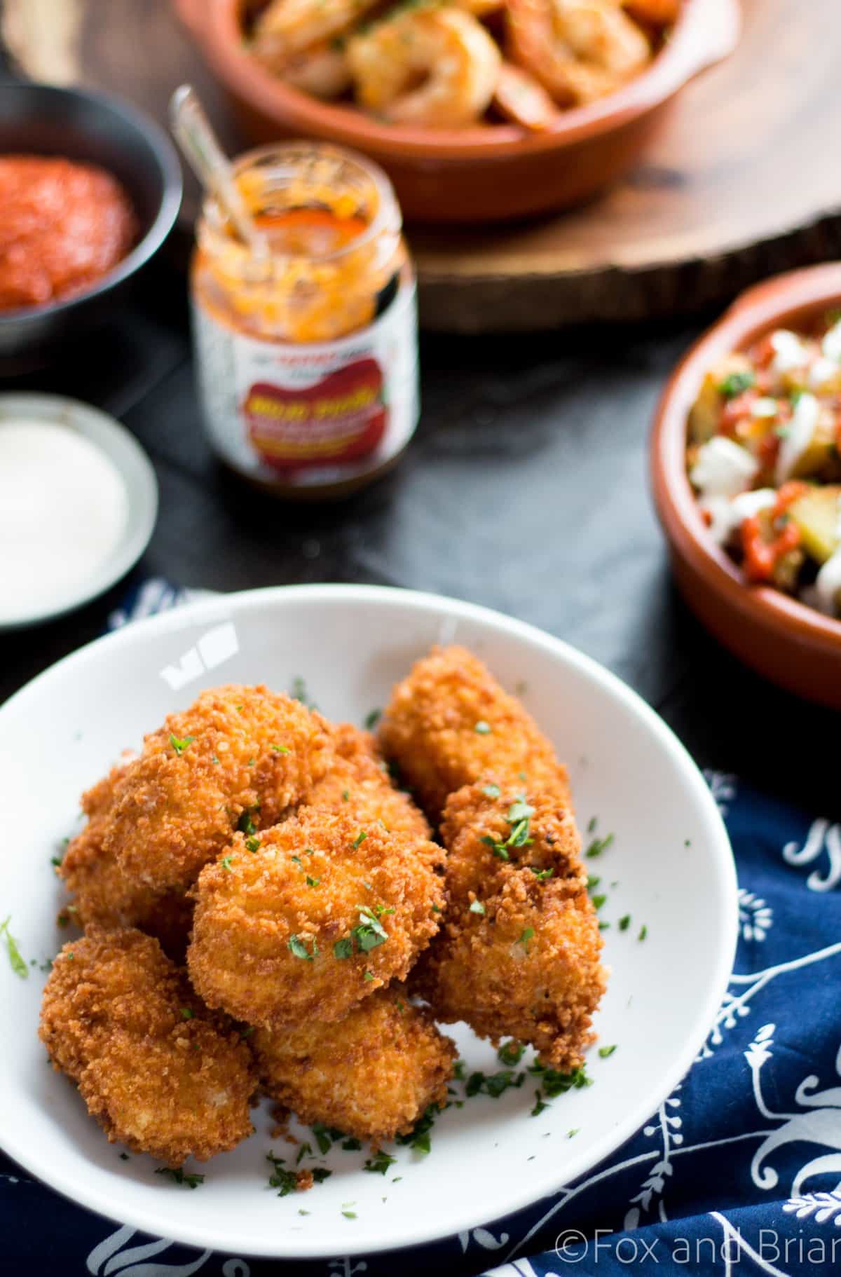 Ham Croquettes (Croquetas de Jamon) are a classic Spanish tapas dish. Crispy on the outside and creamy on the inside, these little flavor bombs will knock your socks off.