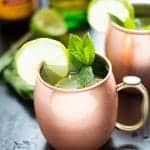 The Irish Mule is a refreshing cocktail made with ginger beer, lime juice and whiskey. Enjoy this on Saint Patrick's Day or any time of year!