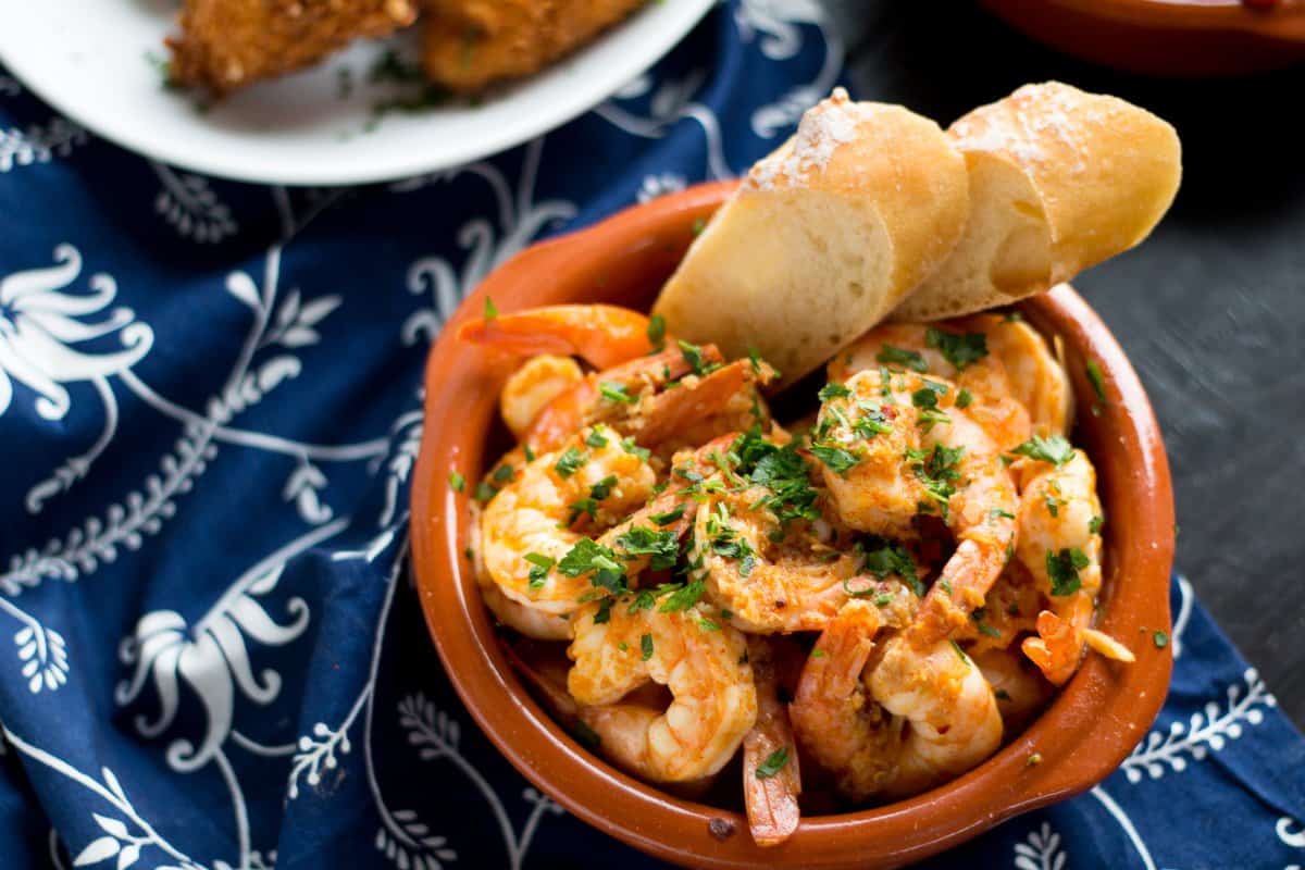 Spanish Garlic Shrimp with Paprika and Lemon (Gambas al Ajillo