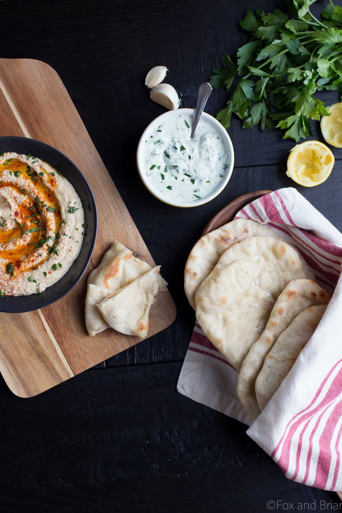 This simple Homemade Pita bread is easy to make and better than anything you can buy at the store!