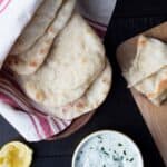 This simple Homemade Pita bread is easy to make and better than anything you can buy at the store!