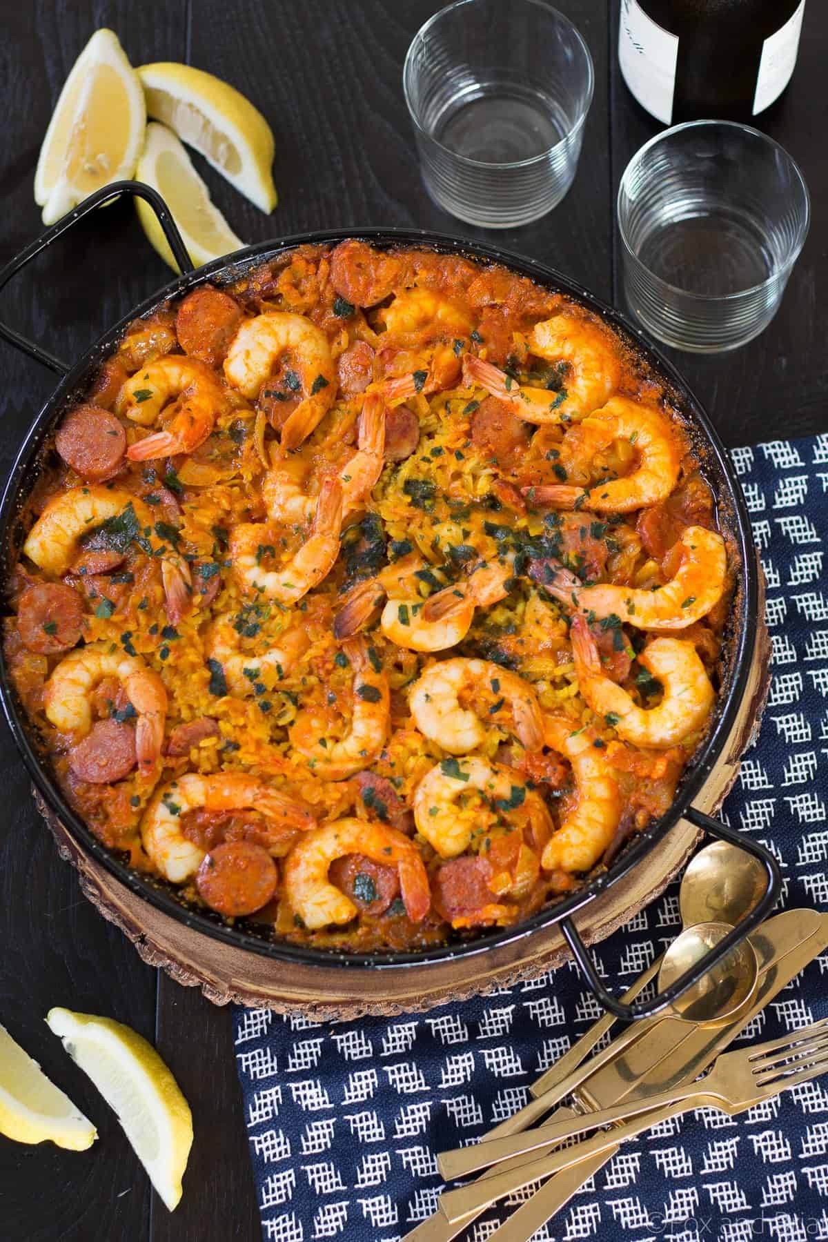 Shrimp and Chorizo Paella | How to make Paella | Spanish paella recipe | easy paella recipe | Spanish seafood paella recipe | authentic paella recipe | authentic seafood paella recipe 