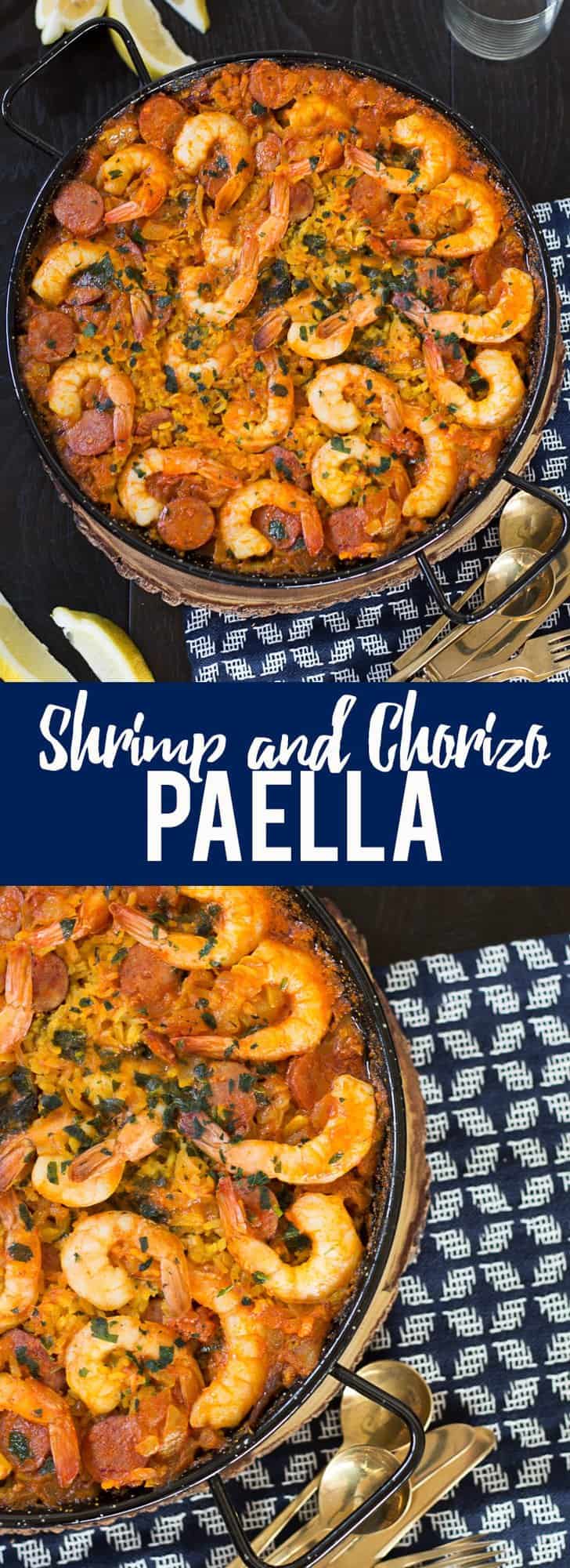 Shrimp and Chorizo Paella | How to make Paella | Spanish paella recipe | easy paella recipe | Spanish seafood paella recipe | authentic paella recipe | authentic seafood paella recipe 