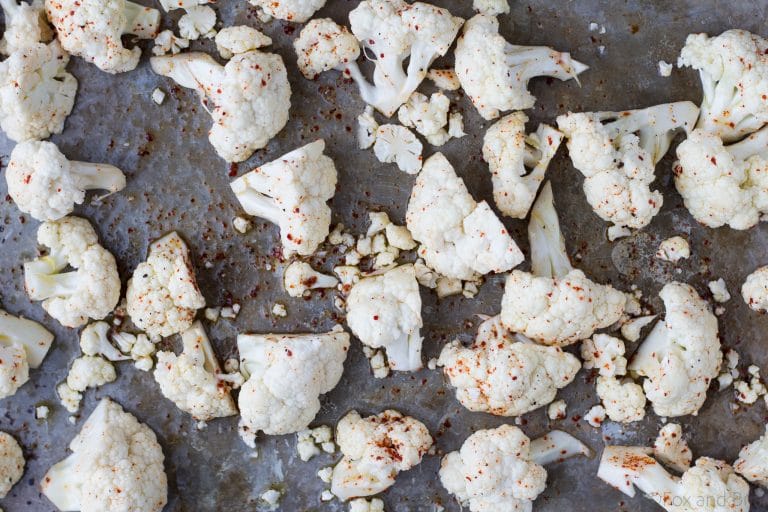 Roasted Cauliflower With Yogurt Sauce (Zahra) Fox and Briar