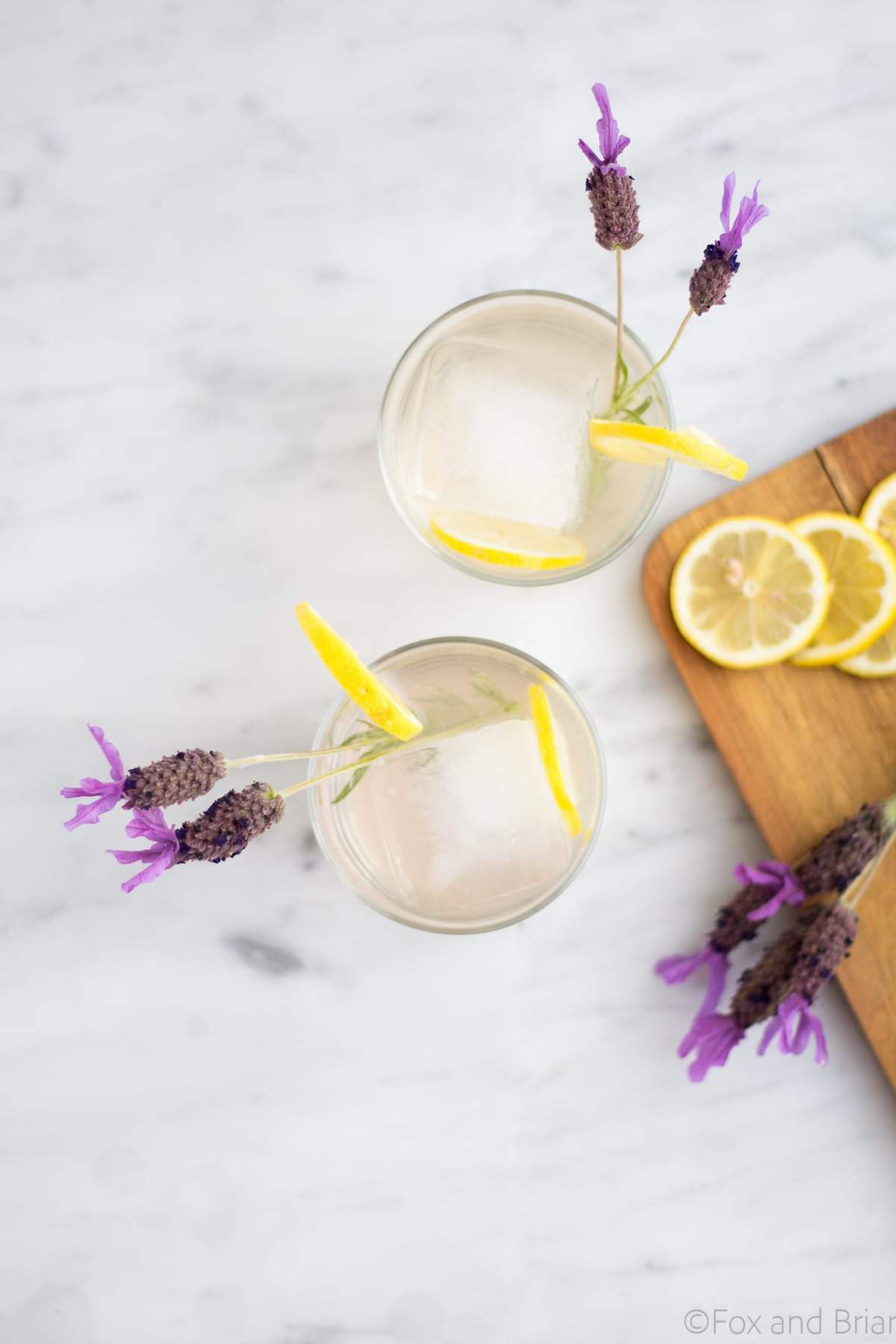 This refreshing Lavender Collins is a fresh twist on a Tom Collins cocktail, with homemade lavender syrup, gin, lemon juice and a splash of sparkling water. 