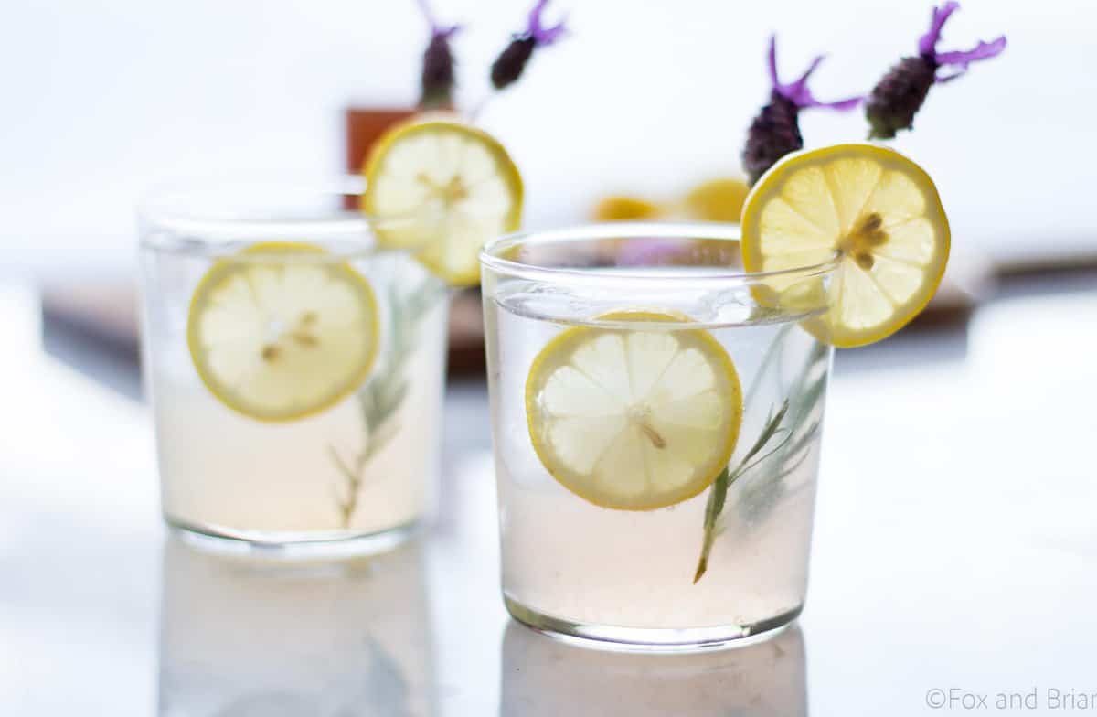 This refreshing Lavender Collins is a fresh twist on a Tom Collins cocktail, with homemade lavender syrup, gin, lemon juice and a splash of sparkling water. 