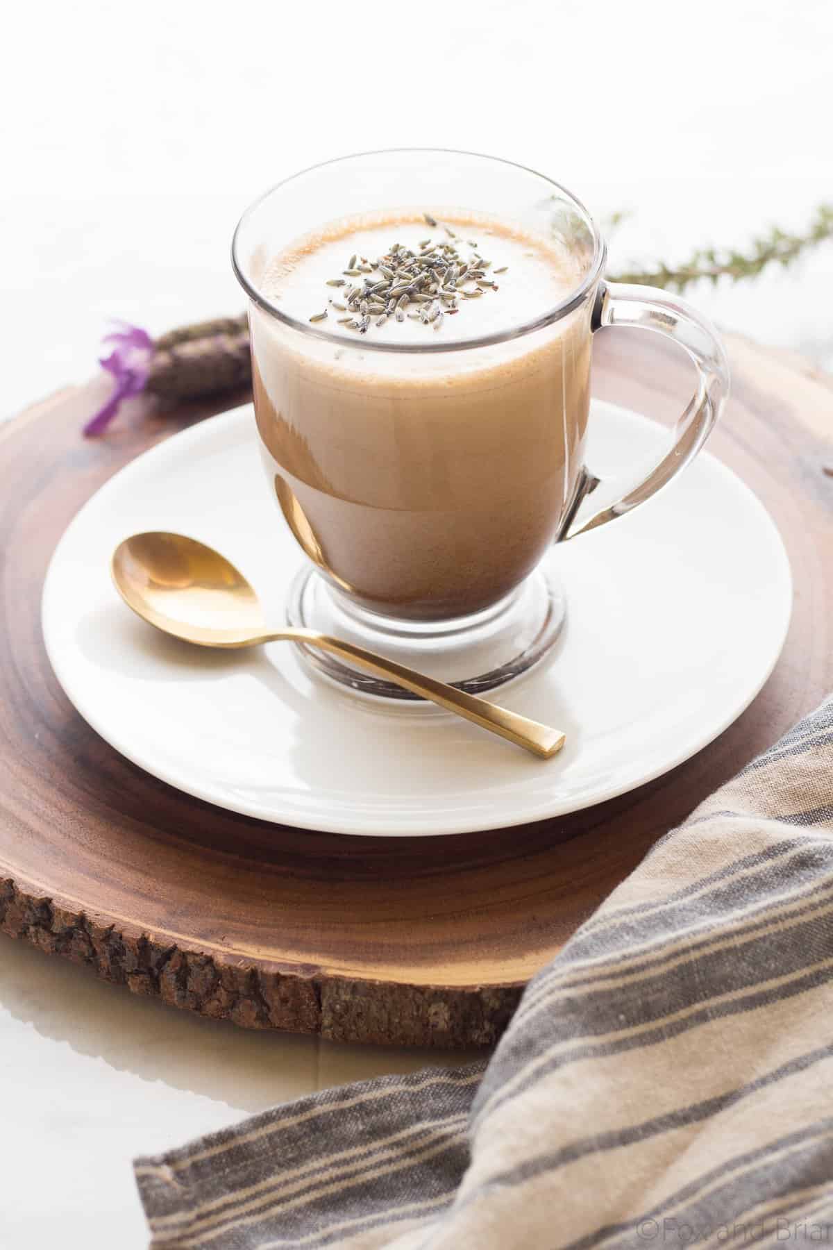 Make your own lavender latte at home, without any fancy equipment