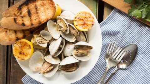 Beer Steamed Clams - At home or on the campfire!