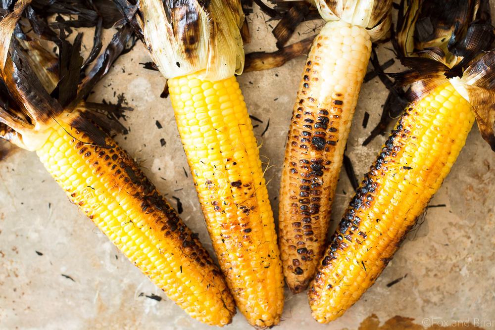 Nothing says summer like than fresh corn on the cob. Take advantage of its peak flavor by throwing it on the grill. This Charred Grilled Corn is packed full of smoky summer flavor, perfect for your next BBQ!