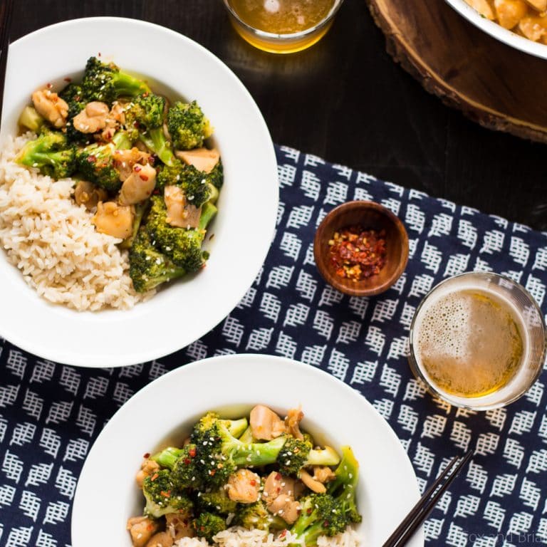 Healthier One Pan Orange Chicken and Broccoli Fox and Briar
