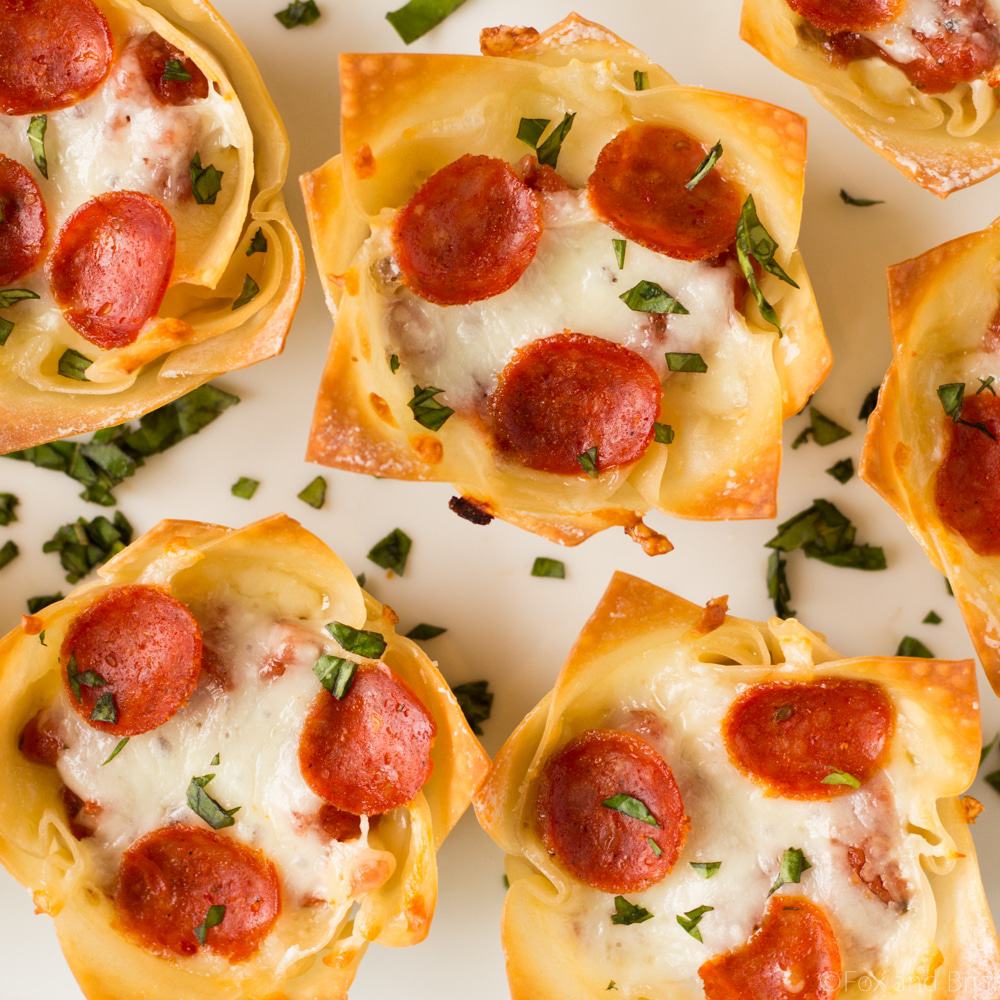 Mini Pizza Dip Cups - Fox and Briar