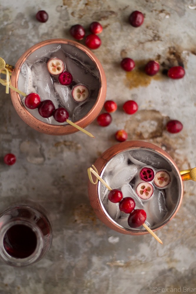 This Cranberry Irish Mule is a winter twist on the Classic Moscow Mule! Irish whiskey, cranberry juice and ginger beer make this an ideal holiday cocktail.