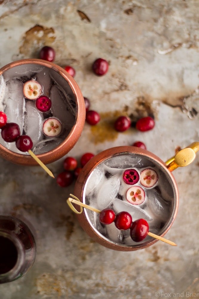 This Cranberry Irish Mule is a winter twist on the Classic Moscow Mule! Irish whiskey, cranberry juice and ginger beer make this an ideal holiday cocktail.