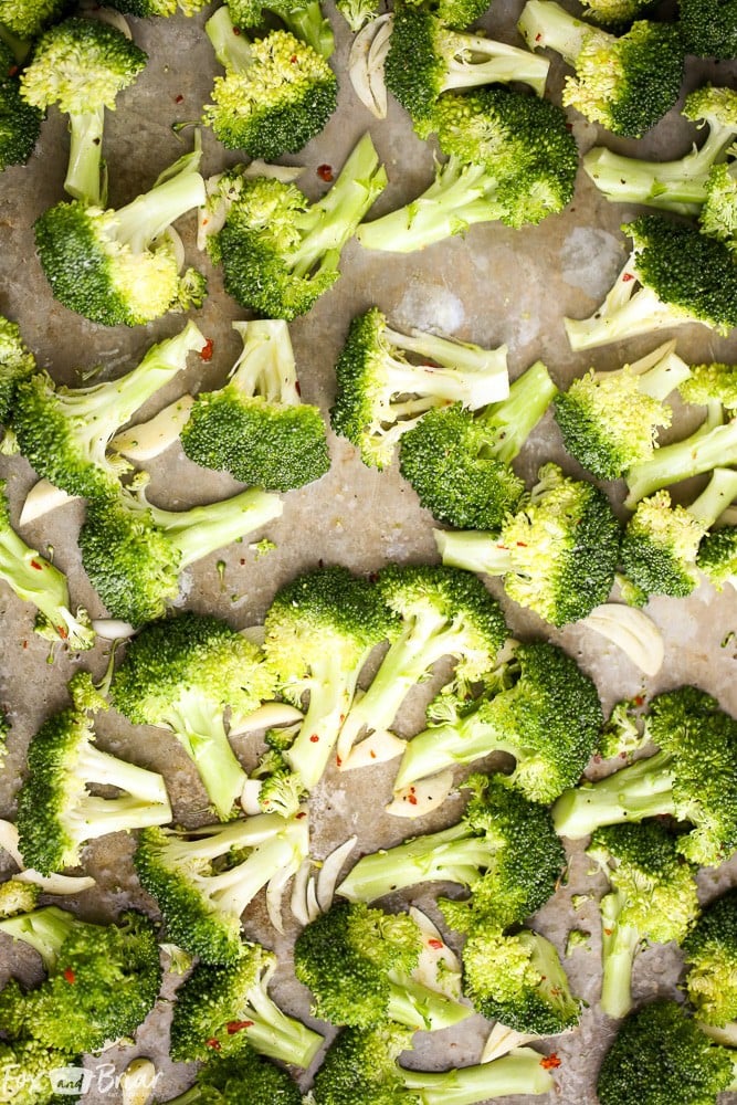 This easy Lemon Parmesan Roasted Broccoli is the best way to eat broccoli ever! You will never want to make it any other way!