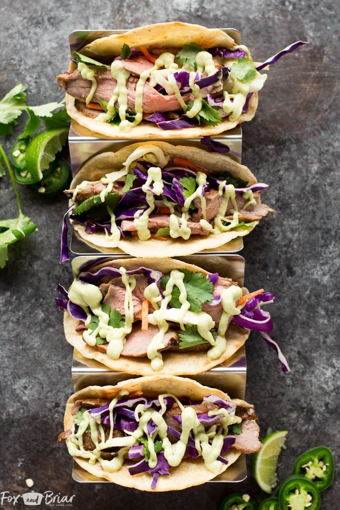 31 Creative Taco Recipes so you can have a different taco every day! Taco Tuesday | Steak Tacos | Chicken Tacos | Beef Tacos | Fish Tacos | Pork Tacos | Veggie tacos | Cinco De Mayo Recipes