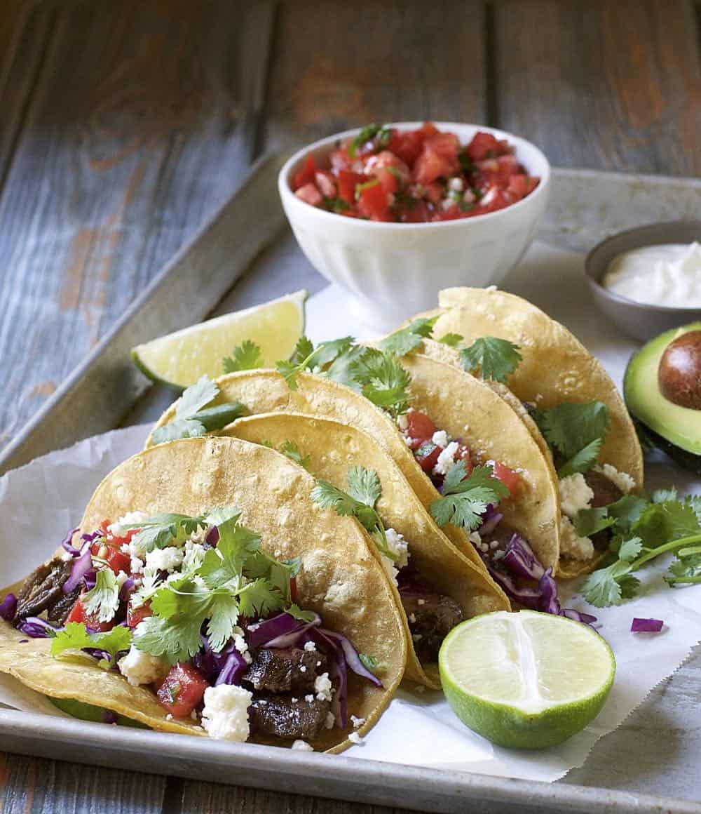 31 Creative Taco Recipes so you can have a different taco every day! Taco Tuesday | Steak Tacos | Chicken Tacos | Beef Tacos | Fish Tacos | Pork Tacos | Veggie tacos | Cinco De Mayo Recipes