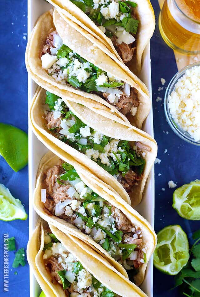 31 Creative Taco Recipes so you can have a different taco every day! Taco Tuesday | Steak Tacos | Chicken Tacos | Beef Tacos | Fish Tacos | Pork Tacos | Veggie tacos | Cinco De Mayo Recipes