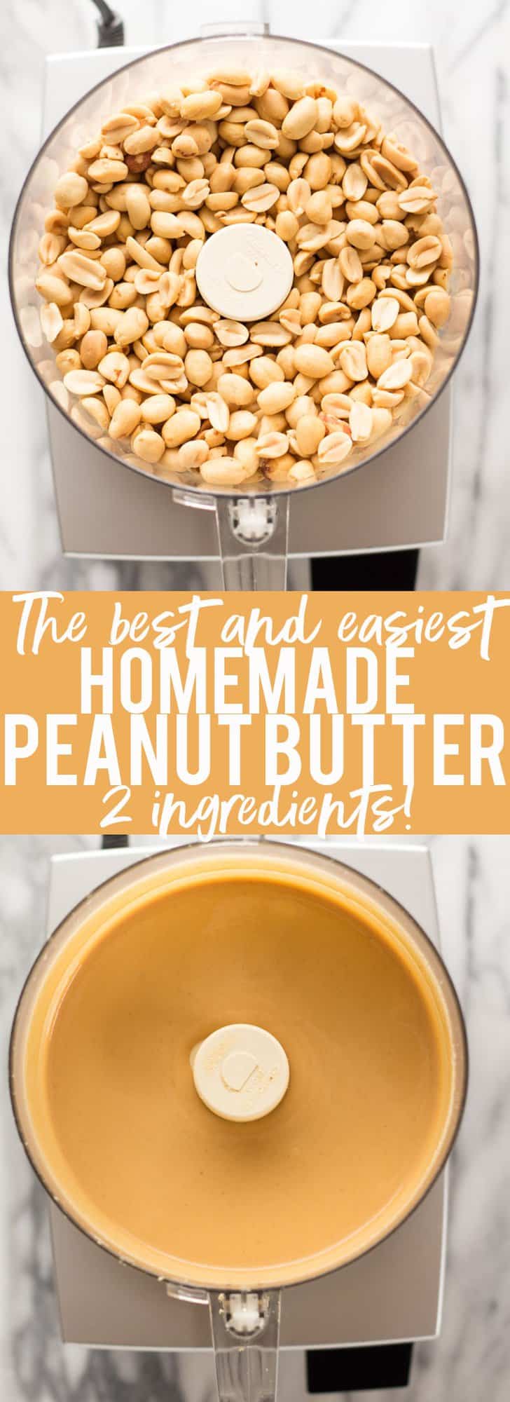 How to make peanut butter at home! I will show you how to make The Best and Easiest Homemade Peanut Butter! You will never buy store bought again!
