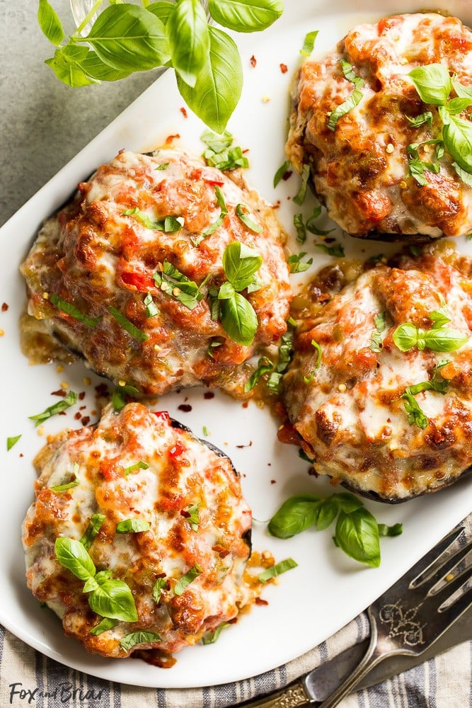 16. Sausage Stuffed Portobello Mushrooms 