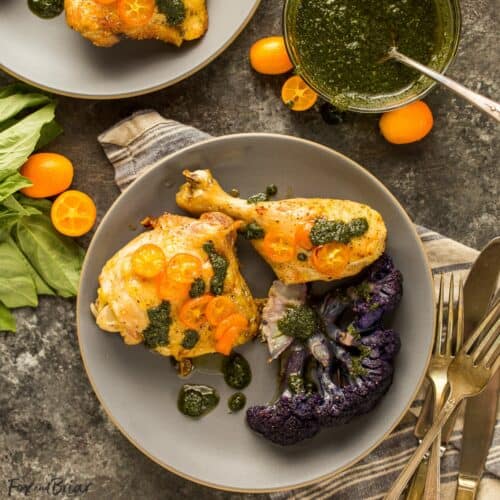 Olive Oil Roasted Chicken and Cauliflower Fox and Briar