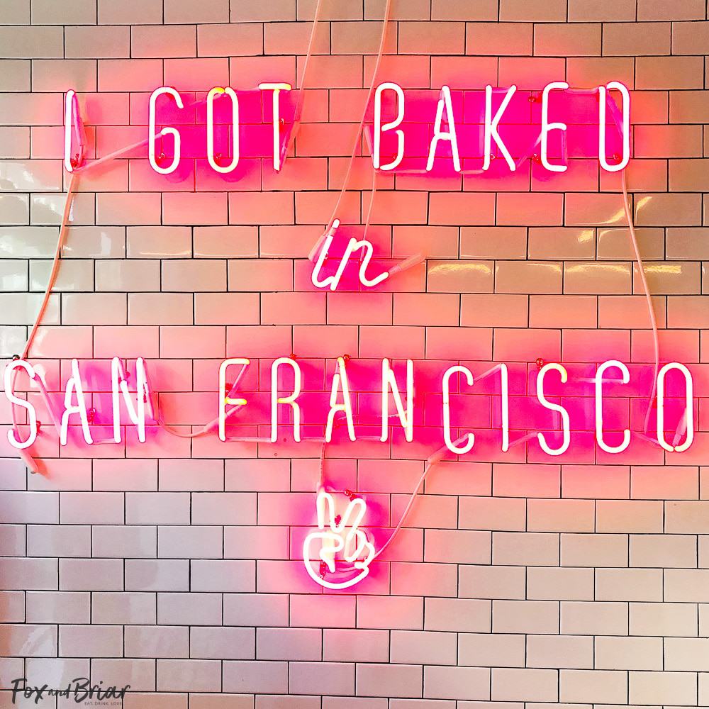 Neon Sign at Mr. Holmes Bakehouse. What to do and where to eat in San Francisco. The Ultimate Weekend Travel Guide! How to spend a 3 day weekend in San Francisco | Best places to eat in San Francisco | tourist attractions San Francisco | Weekend trip to San Francisco | Things to do in San Francisco | Underrated things to do in San Francisco